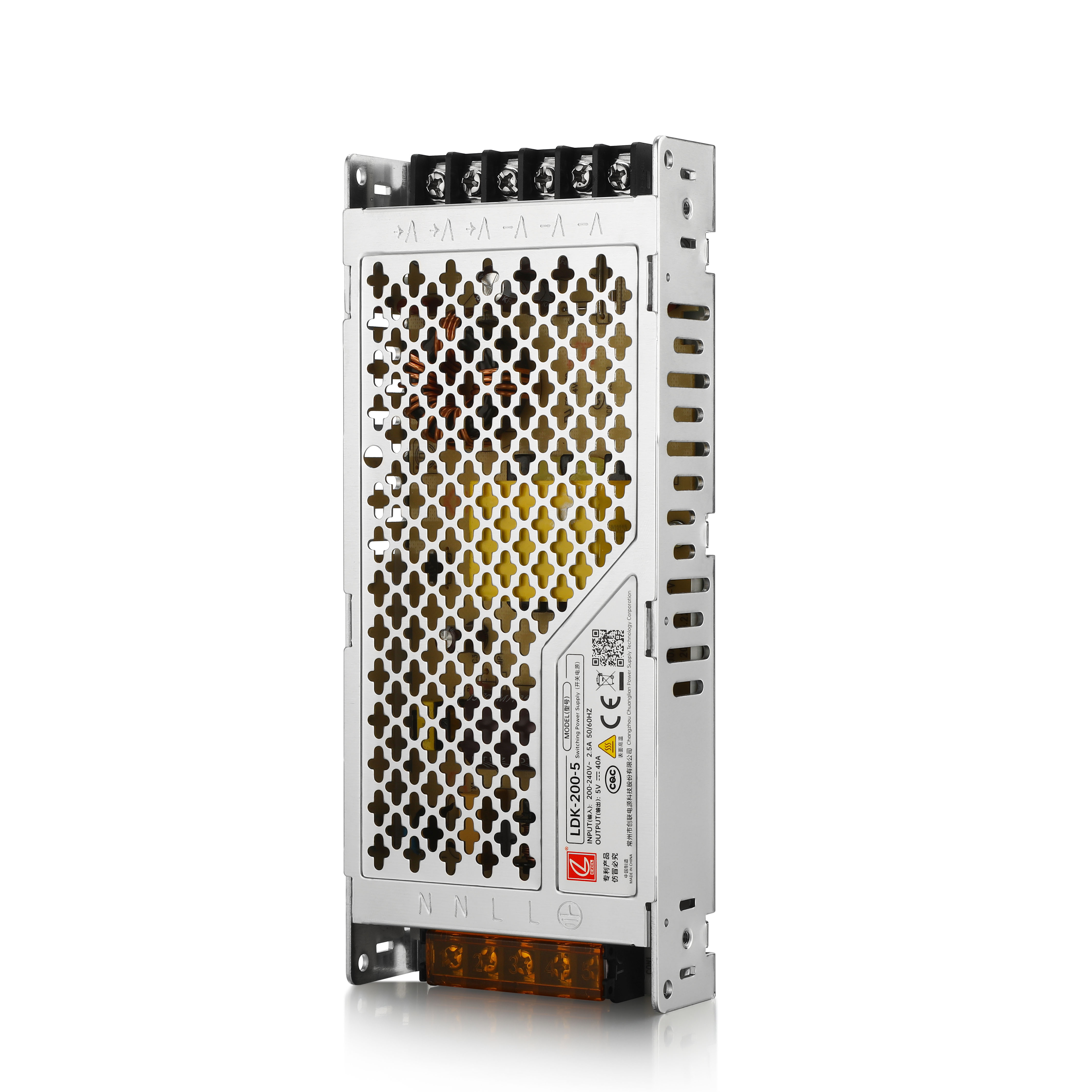 LDK200 ультра жұқа PFC LED дисплейінің қуат көзі