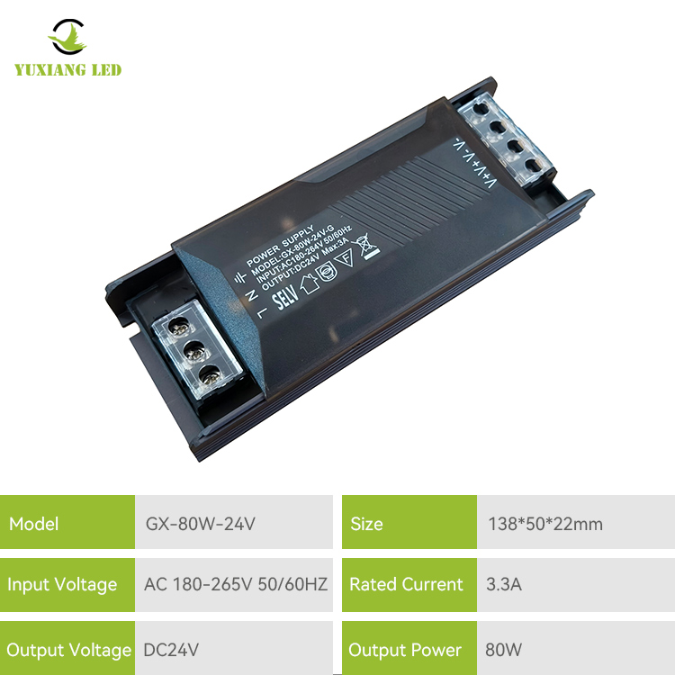 24v80w тұрақты кернеуі Жартылай толтырылған Жартылай жарым ЖШС